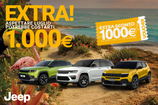 JEEP - EXTRA SCONTO 1000€