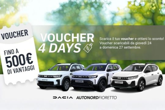 4 Days Autonord Fioretto Dacia