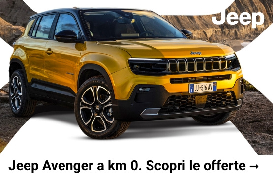 Nuova JEEP® AVENGER e-HYBRID da 159€ al mese