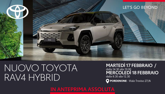 Anteprima Nuovo Toyota Rav4