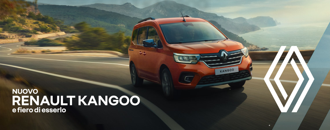 Nuovo Renault Kangoo e fiero di esserlo
