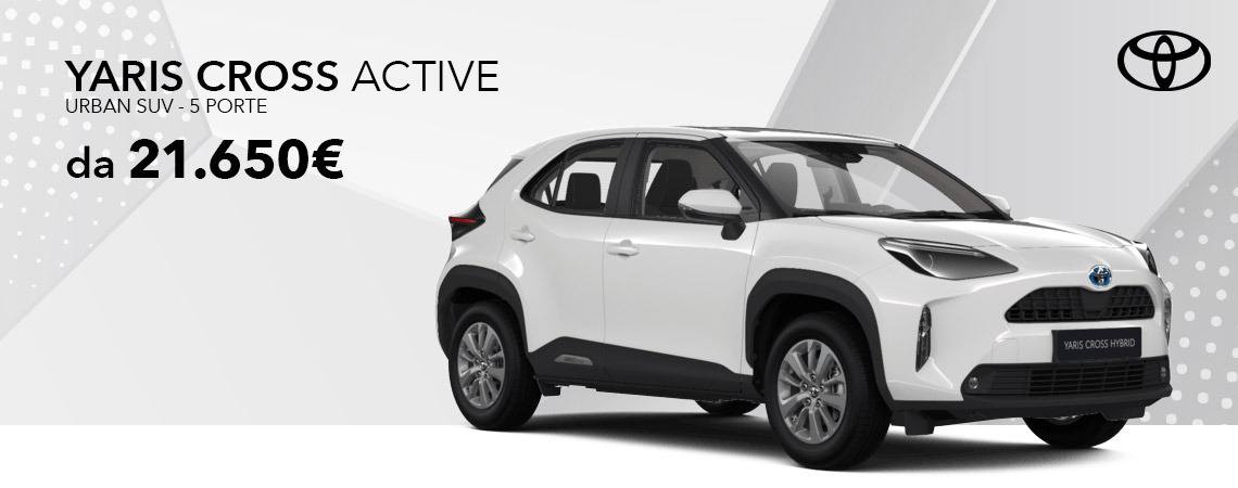 YARIS CROSS ACTIVE - URBAN SUV - 5 PORTE