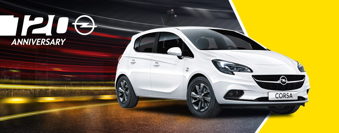Opel Corsa da 99 € al mese.