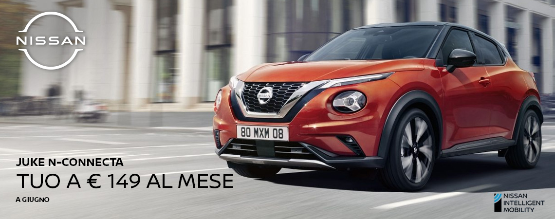 JUKE N-CONNECTA TUO A € 149 AL MESE