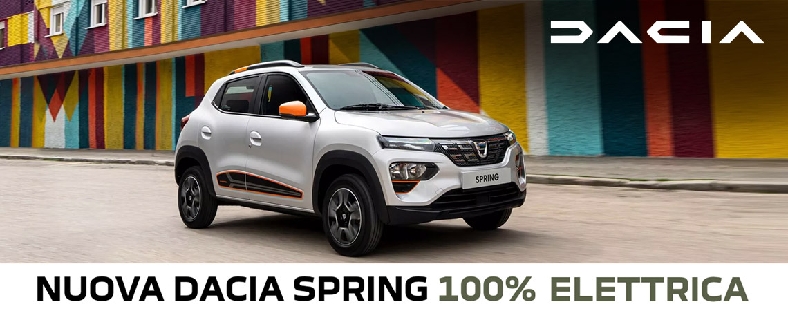 NUOVA DACIA SPRING 100% ELETTRICA