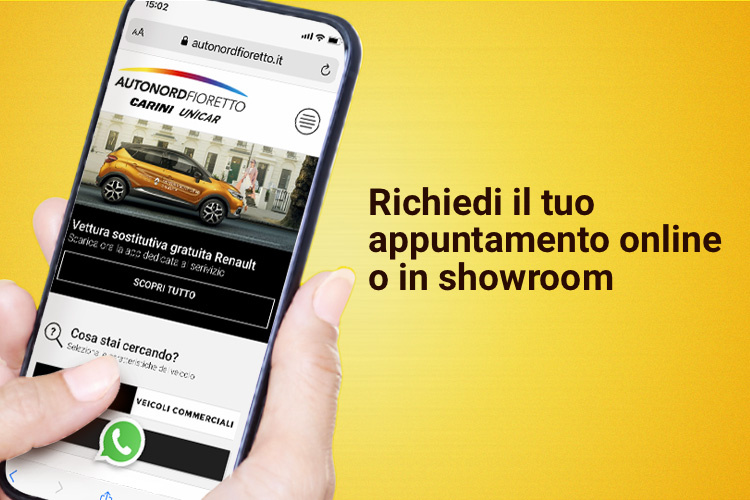 Richiedi il tuo appuntamento online o in show-room