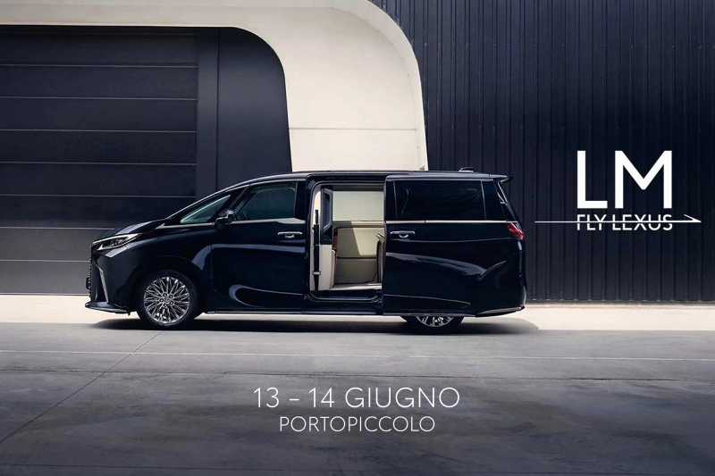 Lexus LM: l'anteprima nazionale sbarca a Portopiccolo durante la Grand Soleil Vintage Cup 2026