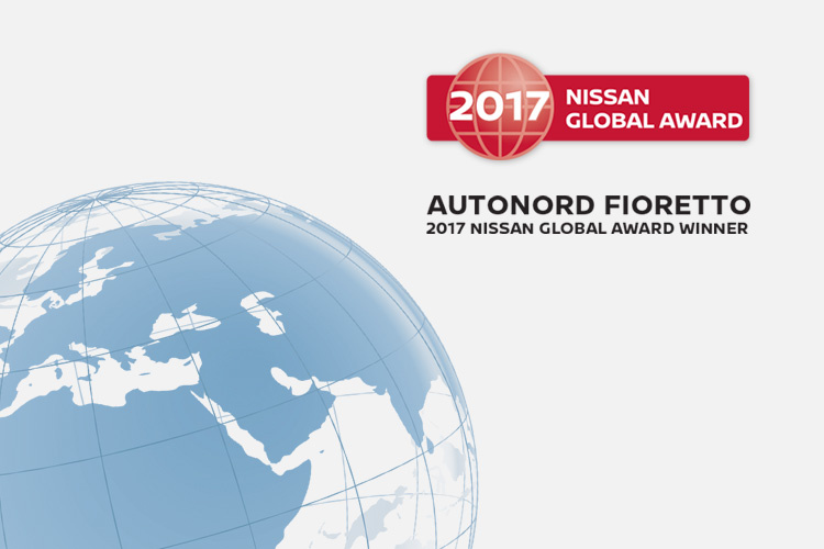 Autonord Fioretto premiata con il Nissan Global Award 2017