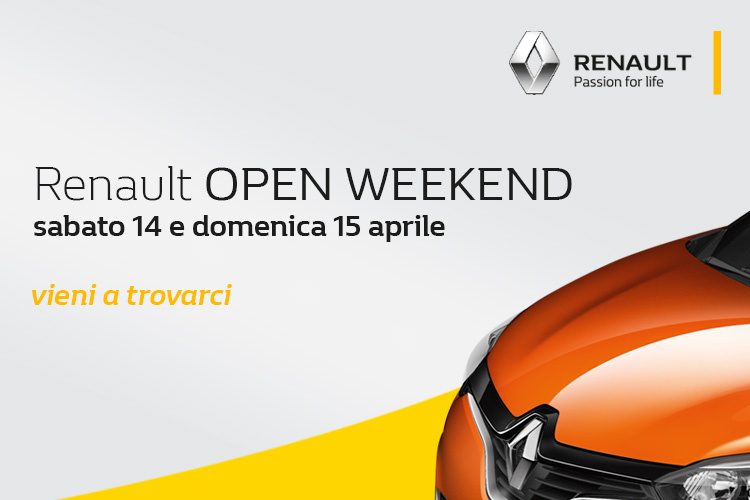 Open weekend Renault